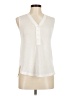White Crow Ivory Sleeveless Blouse Size M - photo 1