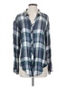 White Crow Plaid Gray Long Sleeve Button-Down Shirt Size S - photo 1