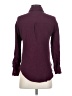 Assorted Brands Houndstooth Burgundy Long Sleeve Blouse Size S - photo 2
