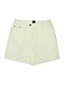 Basic Editions 100% Cotton Solid Ivory Khaki Shorts Size 10 - photo 1