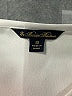 Brooks Brothers 100% Polyester Ivory Short Sleeve Top Size 10 - photo 7