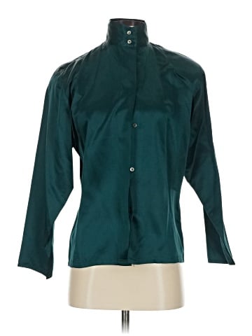 Linda Allard Ellen Tracy 3/4 Sleeve Silk Top (view 1)