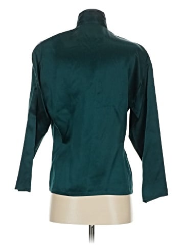 Linda Allard Ellen Tracy 3/4 Sleeve Silk Top (view 2)