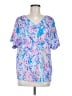 Unbranded Pink Short Sleeve Blouse Size M - photo 1