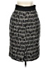 Classiques Entier Animal Print Gray Silk Skirt Size 2 - photo 2