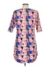 Eclair 100% Polyester Print Pink Casual Dress Size L - photo 2