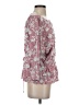 Uterque Red 3/4 Sleeve Top Size S - photo 4
