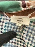 Entro 100% Polyester Print Teal Long Sleeve Blouse Size S - photo 7