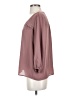 Bird 100% Polyester Burgundy 3/4 Sleeve Blouse Size XS - photo 5