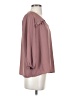 Bird 100% Polyester Burgundy 3/4 Sleeve Blouse Size XS - photo 4