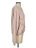 Shein 100% Acrylic Hearts Pink Pullover Sweater Size 4 - photo 4