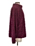 Eddie Bauer 100% Polyester Chevron-herringbone Burgundy Turtleneck Sweater Size S - photo 4