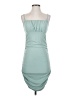 Urban Coco 100% Polyester Solid Teal Cocktail Dress Size S - photo 1