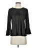 Supply & Demand 100% Polyester Black 3/4 Sleeve Top Size XS - photo 1