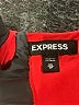 Express 100% Polyester Solid Red Casual Dress Size XS - photo 7