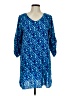 Escapada 100% Rayon Paisley Blue Casual Dress Size M - photo 1