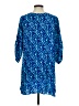 Escapada 100% Rayon Paisley Blue Casual Dress Size M - photo 2