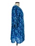 Escapada 100% Rayon Paisley Blue Casual Dress Size M - photo 4
