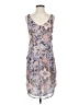 CAbi 100% Polyester Print Silver Cocktail Dress Size XS - photo 1