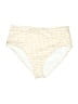 Kona Sol Checkered-gingham Ivory Swimsuit Bottoms Size L - photo 1
