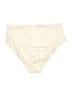 Kona Sol Checkered-gingham Ivory Swimsuit Bottoms Size L - photo 2