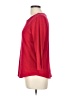 Rafaella 100% Cotton Red 3/4 Sleeve Top Size L - photo 5