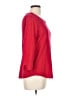 Rafaella 100% Cotton Red 3/4 Sleeve Top Size L - photo 4