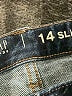 Gap Kids Solid Blue Jeans Size 14 - photo 3