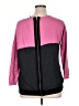Vertical Design Color Block Pink Pullover Sweater Size 1X - photo 2