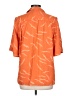 Equipment 100% Viscose Orange Short Sleeve Blouse Size L - photo 2