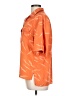 Equipment 100% Viscose Orange Short Sleeve Blouse Size L - photo 5