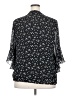 Timeson Black 3/4 Sleeve Blouse Size XXL - photo 2