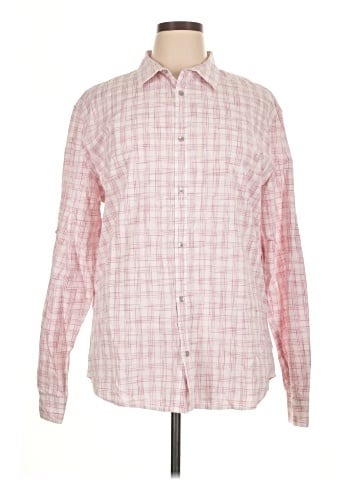 CALVIN KLEIN JEANS Long Sleeve Button-Down Shirt (view 1)