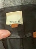 Ecru Solid Black Active Pants Size 4 - photo 4
