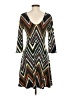 Young Threads Chevron-herringbone Black Casual Dress Size S - photo 2