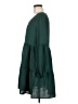 Unbranded Solid Green Casual Dress Size M - photo 5