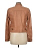 J.Crew Collection 100% Leather Brown Tan Leather Jacket Size 8 - photo 2
