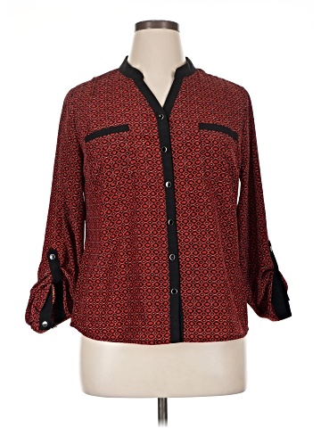 Notations 3/4 Sleeve Blouse (view 1)