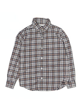 Janie And Jack Long Sleeve Button Down Shirt