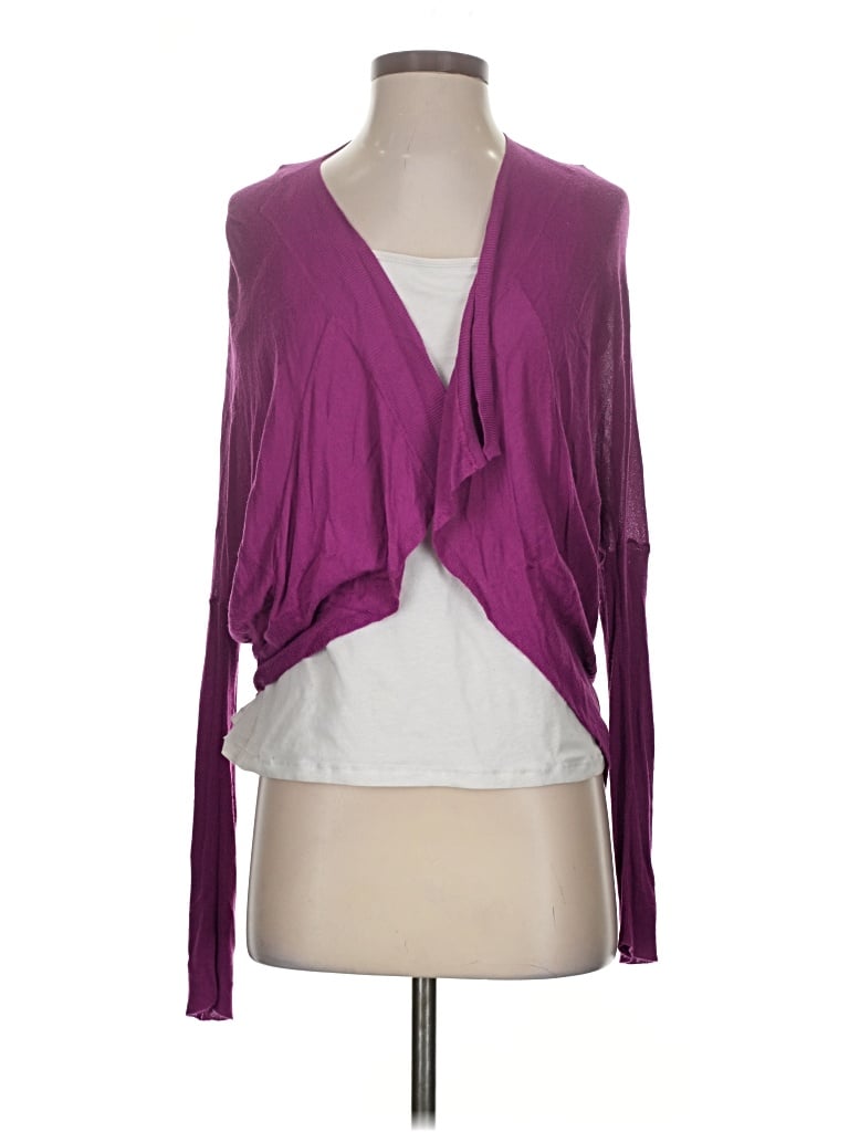 Pre-owned Ted Baker Cardigan Sweater In Purple