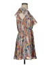 Assorted Brands 100% Polyester Paisley Gray Cocktail Dress Size S - photo 4