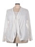Unbranded 100% Polyester White Cardigan Size 4X - photo 1