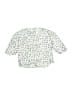 Open Edit 100% Organic Cotton Ivory 3/4 Sleeve Top Size 5 - photo 1