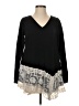 LOGO Lavish Black Pullover Sweater Size S - photo 1