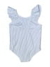 H&M Stripes Blue One Piece Swimsuit Size 18-24 mo (18m-2T) - photo 2