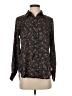 Elie Tahari 100% Polyester Floral Black Long Sleeve Blouse Size XS - photo 1