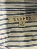 Harper Stripes Blue Short Sleeve Blouse Size S - photo 7