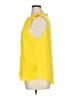 Zac & Rachel 100% Polyester Yellow Sleeveless Blouse Size XL - photo 5