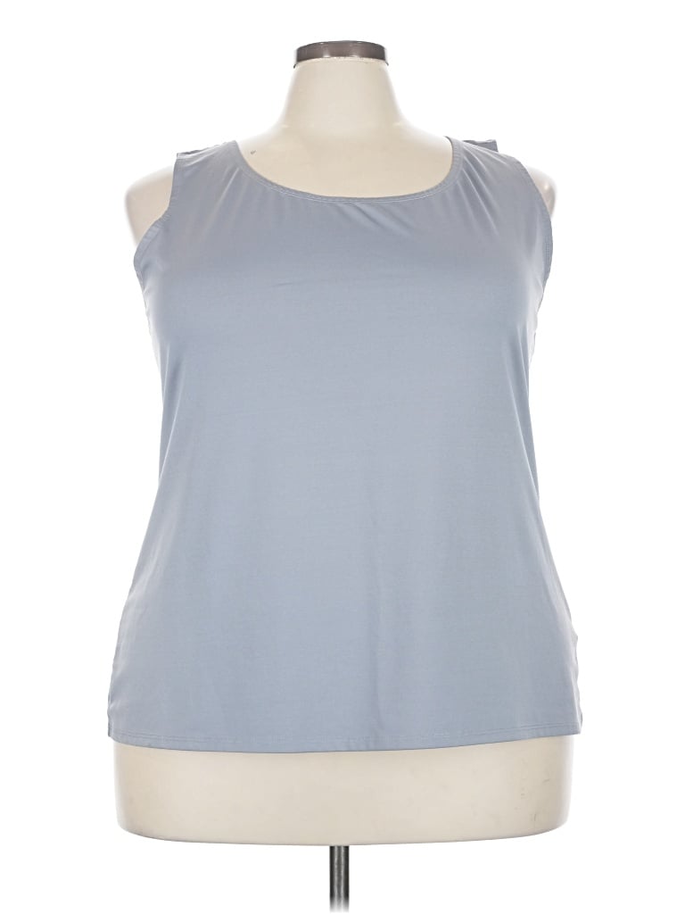 Pre-owned Sami & Jo Sleeveless Blouse In Gray