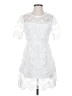 Shein 100% Polyester White Casual Dress Size S - photo 1
